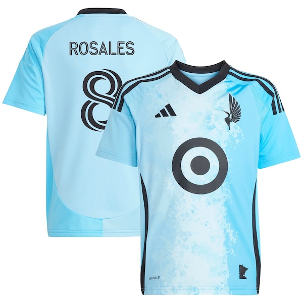 Minnesota United FC Youth Adidas Bongokuhle Hlongwane Blue Minnesota 2025