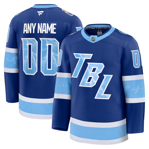 Tampa Bay Lightning Fanatics 2026 NHL Stadium Series Premium Custom Jersey Blue 2026