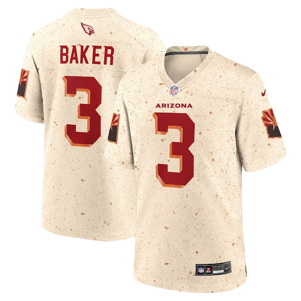 Arizona Cardinals Mens Nike Budda Baker Natural Arizona 2025