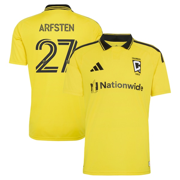 Maximilian Arfsten Columbus Crew Adidas 2026 the Crafted For Excellence Kit Replica Jersey 2026