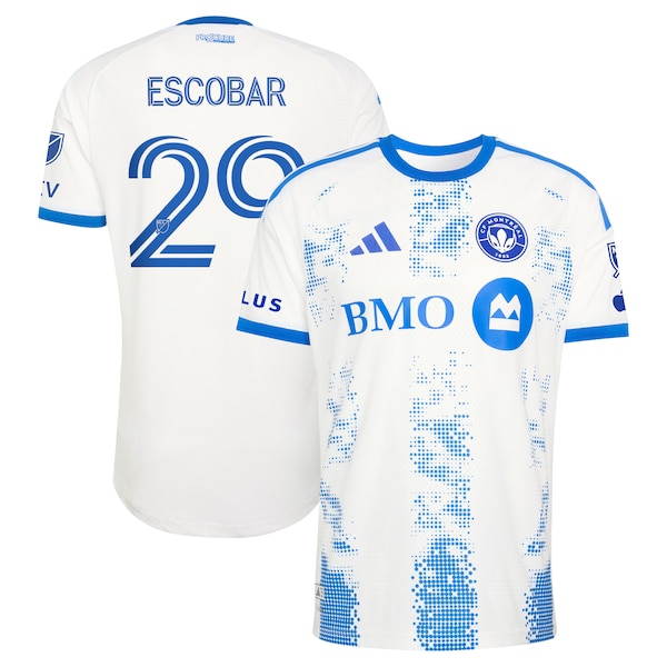 Franco Escobar CF Montreal Adidas 2026 the Procure Jersey On Field Authentic Patch Jersey 2026