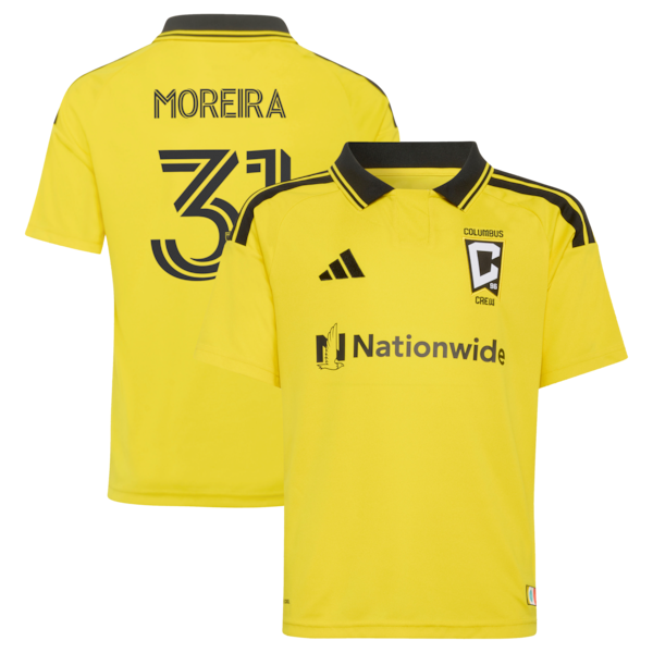 Steven Moreira Columbus Crew Adidas Youth 2026 the Crafted For Excellence Kit Replica Jersey 2026