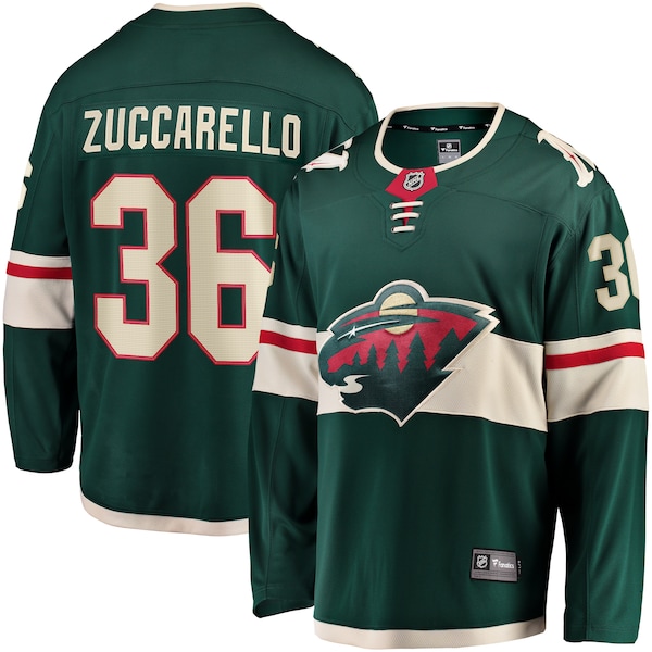 Mats Zuccarello Minnesota Wild Fanatics Team Color Breakaway Player Jersey 2025/26