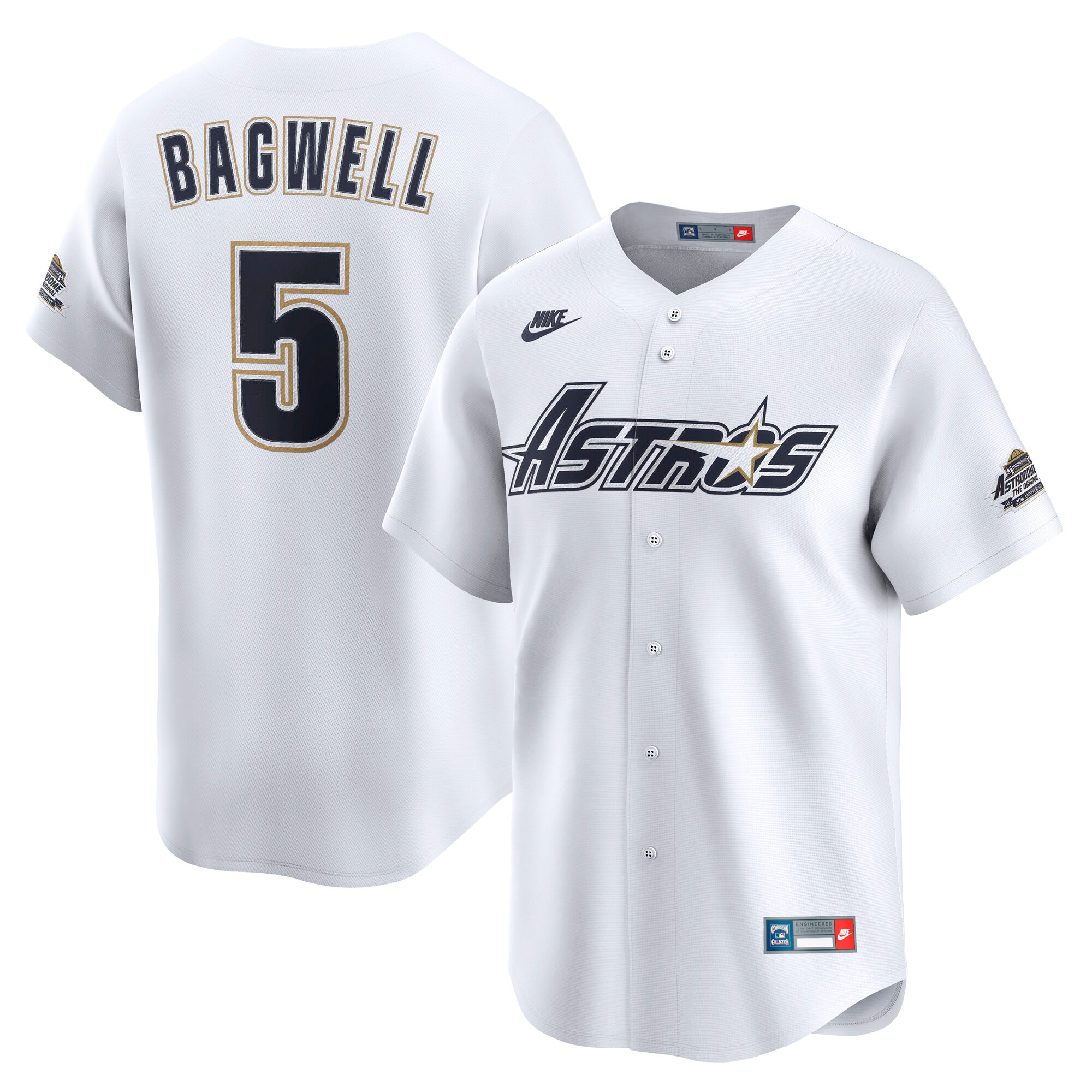 Jeff Bagwell Houston Astros Nike Throwback Cooperstown Collection Limited Jersey 2025/26