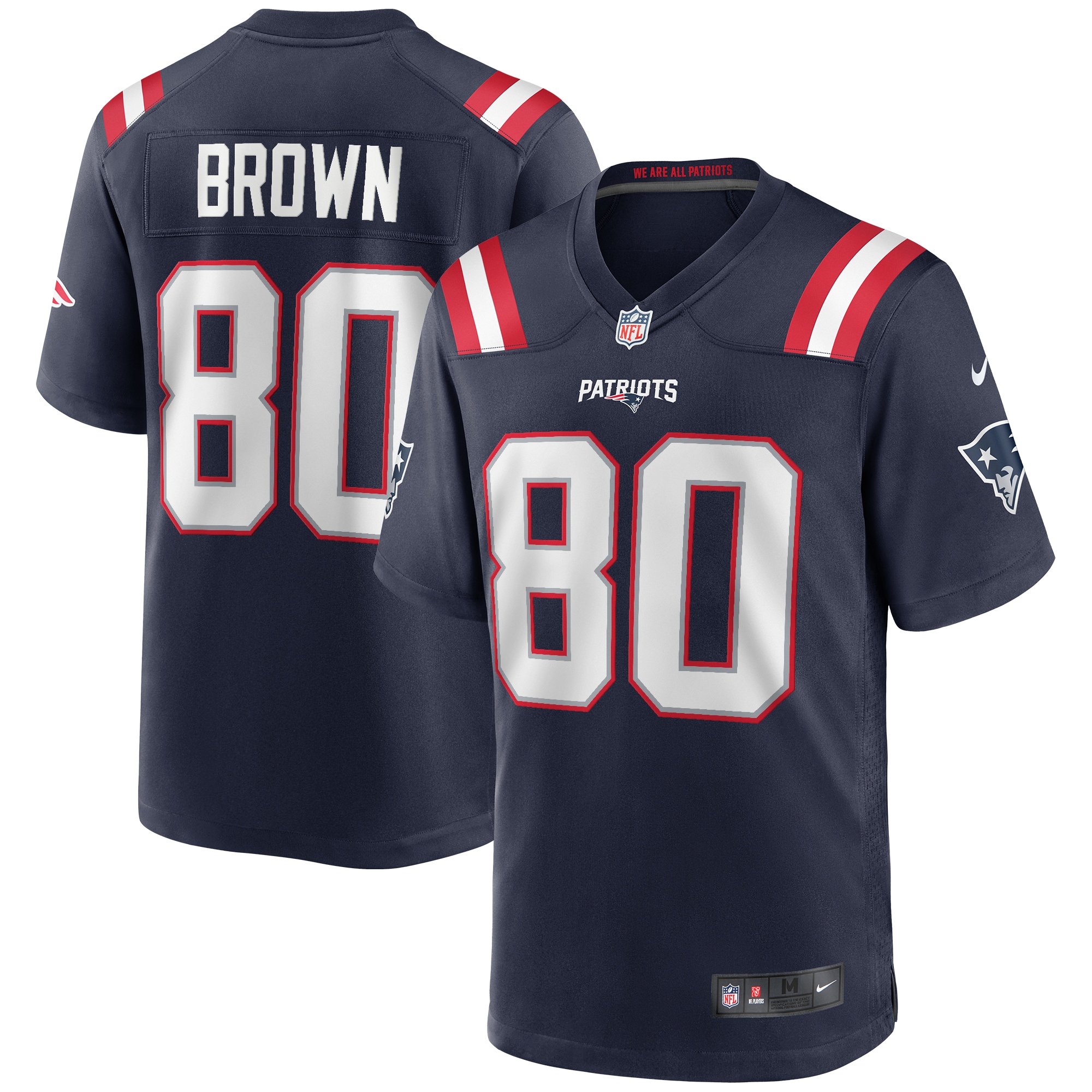 Troy Brown New England Patriots Nike Game Retired Player Jersey 2025/26