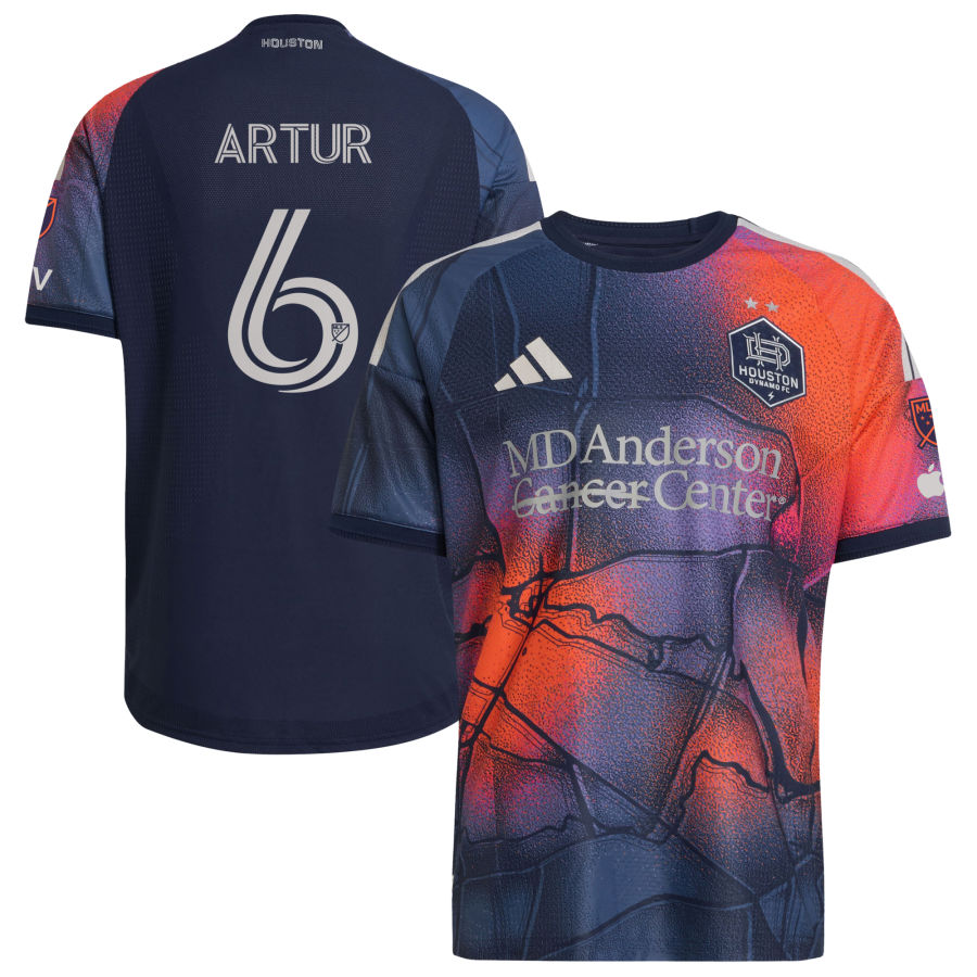 Houston Dynamo FC Adidas 2026 Mission Control On Field Authentic Patch Custom Jersey 2026