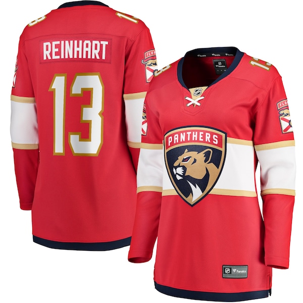 SAM Reinhart Florida Panthers Fanatics Breakaway Player Jersey RED 2025/26