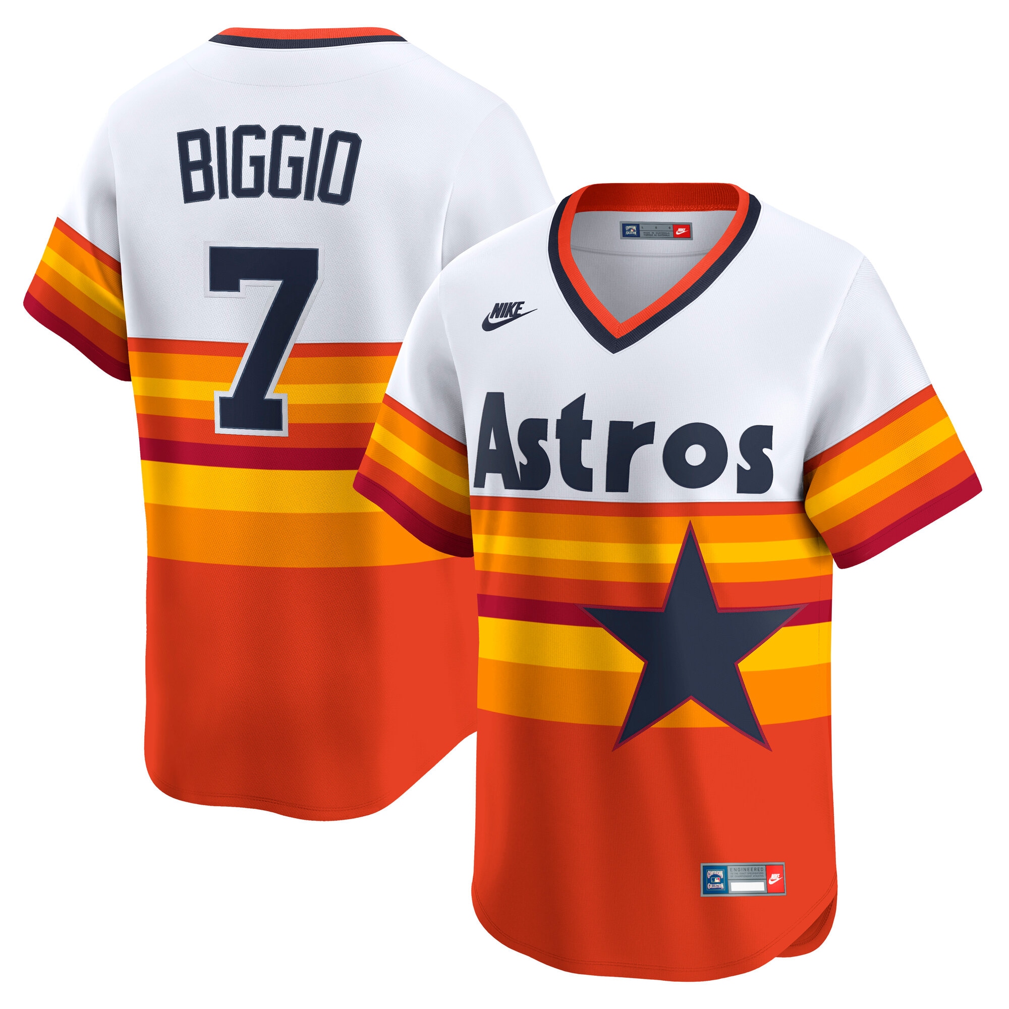 Craig Biggio Houston Astros Nike Throwback Cooperstown Collection Limited Player Jersey 2025/26