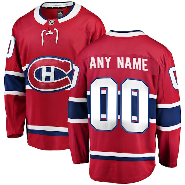 Montreal Canadiens Fanatics Breakaway Custom Jersey 2025/26