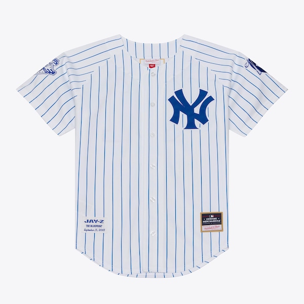 NEW York Yankees JAY Z THE Blueprint X Mitchell AND Ness Baseball Jersey White 2025/26