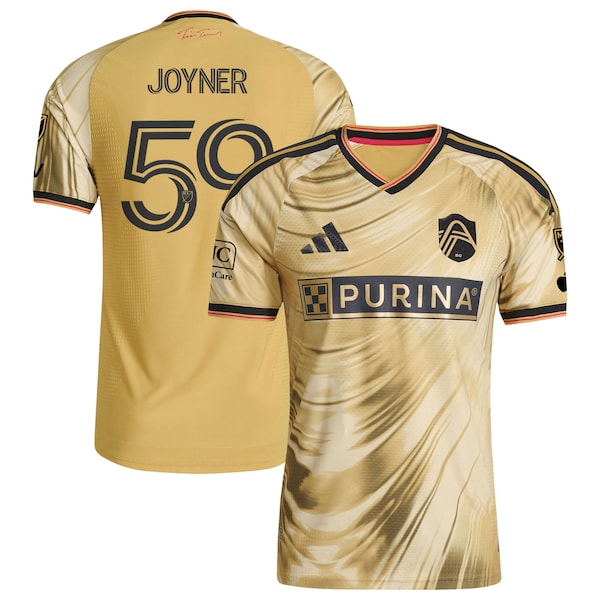 Mykhi Joyner St Louis City SC Adidas 2026 the Tina Turner Kit On Field Authentic Patch Jersey 2026