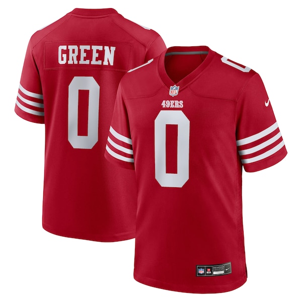 Renardo Green San Francisco 49ers Nike Game Jersey Scarlet 2025/26
