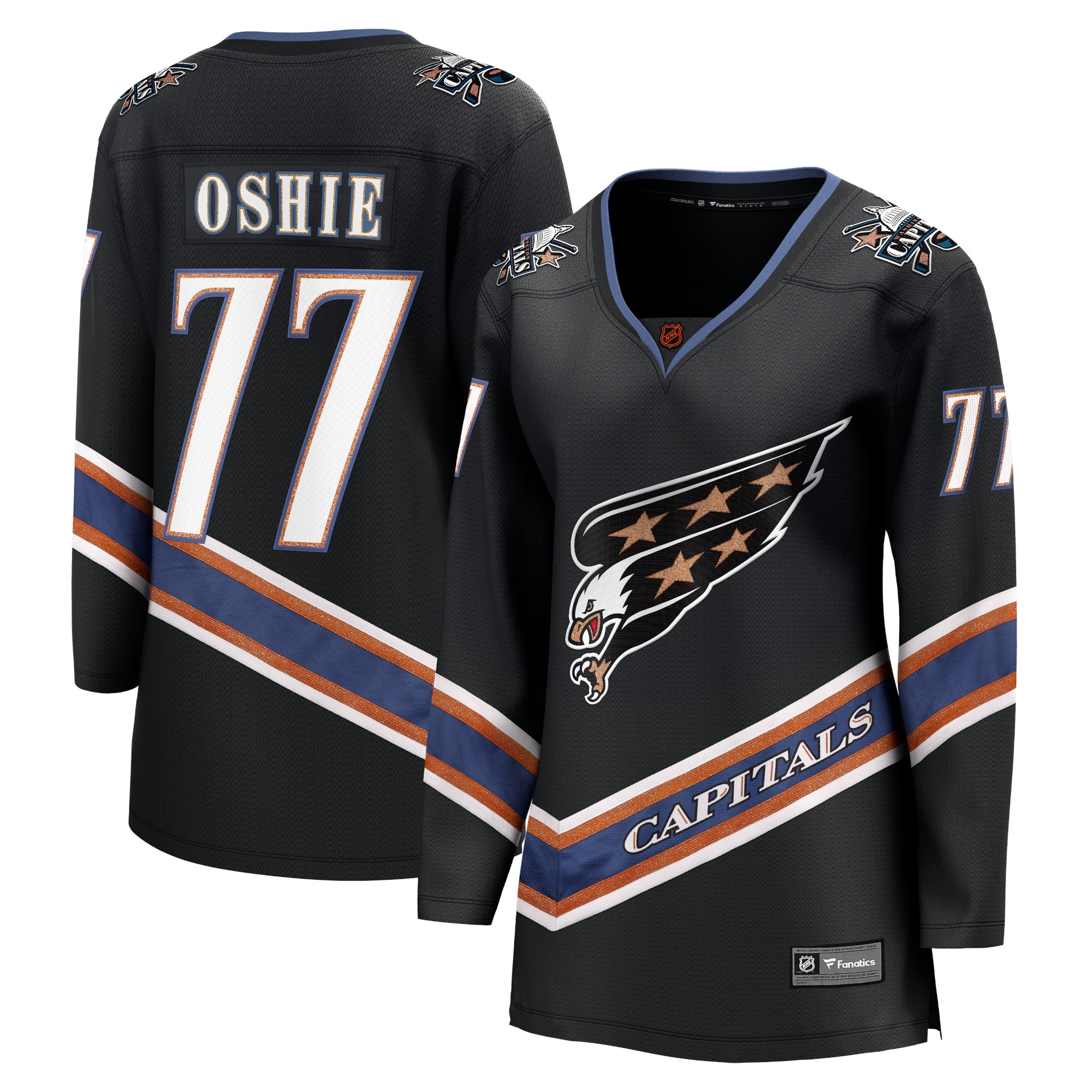 Fanatics TJ Oshie Damen Trikot Schwarz Washington Capitals Special Edition 20 Breakaway Player Jersey 2025/26
