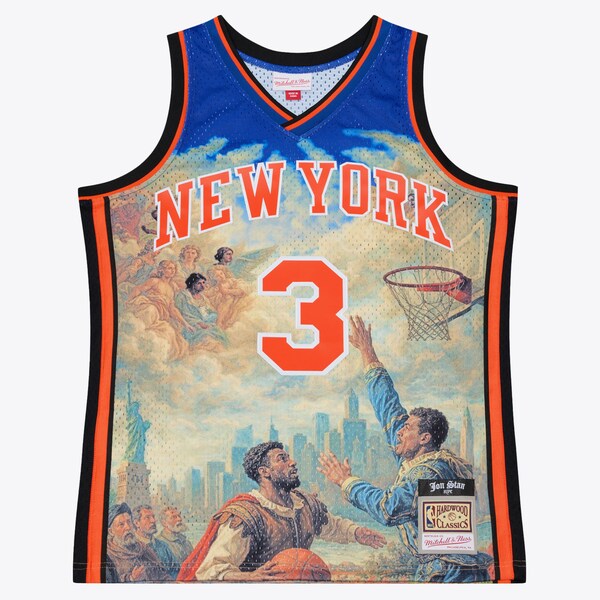 Stephon Marbury NEW York Knicks Mitchell and Ness X JON Stan Swingman Jersey Blue 2025/26