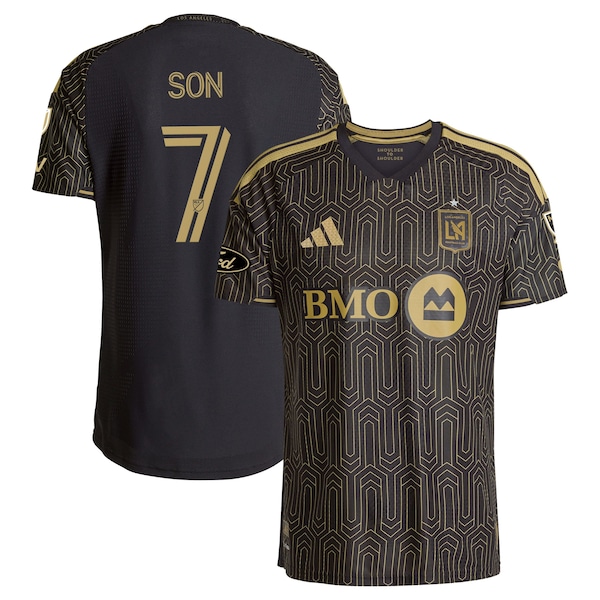 Los Angeles FC Son Heung Min Lafc Adidas 2026 Primary Kit On Field Authentic Patch Jersey 2026