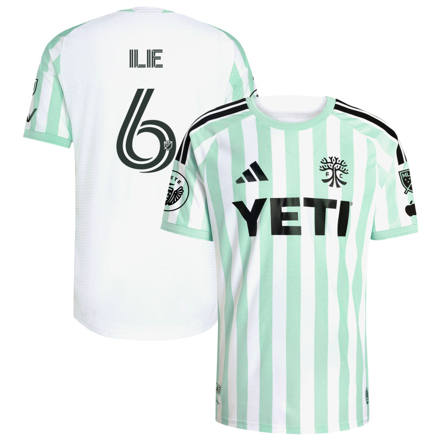 Austin FC Adidas 2026 the Rooted Kit On Field Authentic Patch Custom Jersey 2026