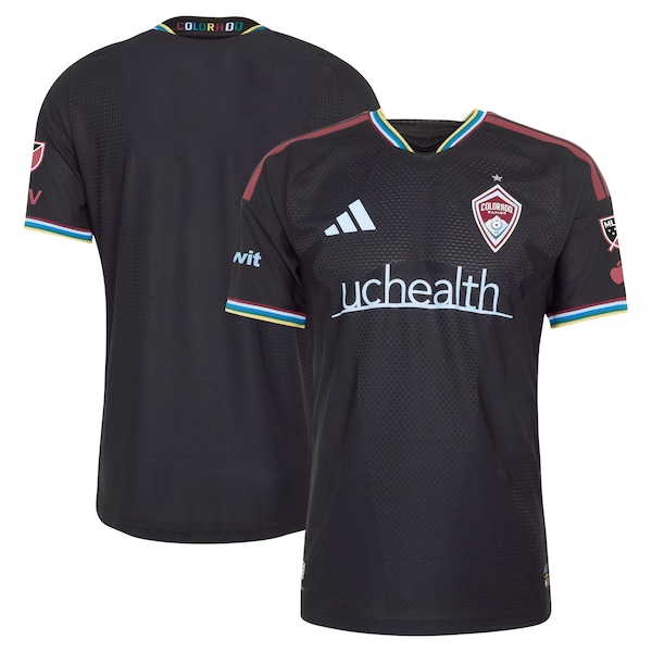 Colorado Rapids Adidas 2026 Colorful Colorado On Field Authentic Patch Jersey 2026