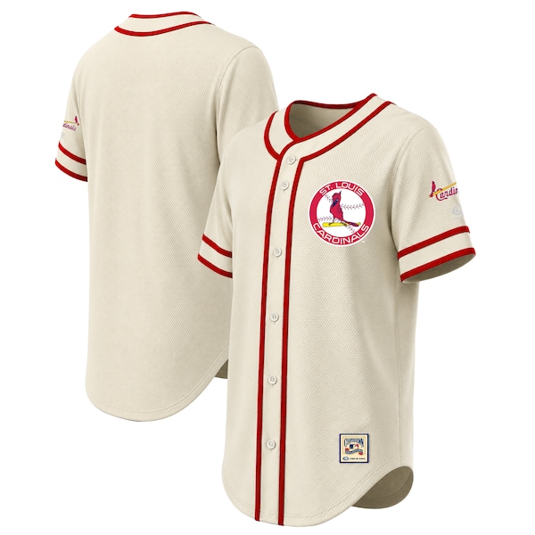 St. Louis Cardinals Stitches Throwback Fashion Jersey Natural 2026/27