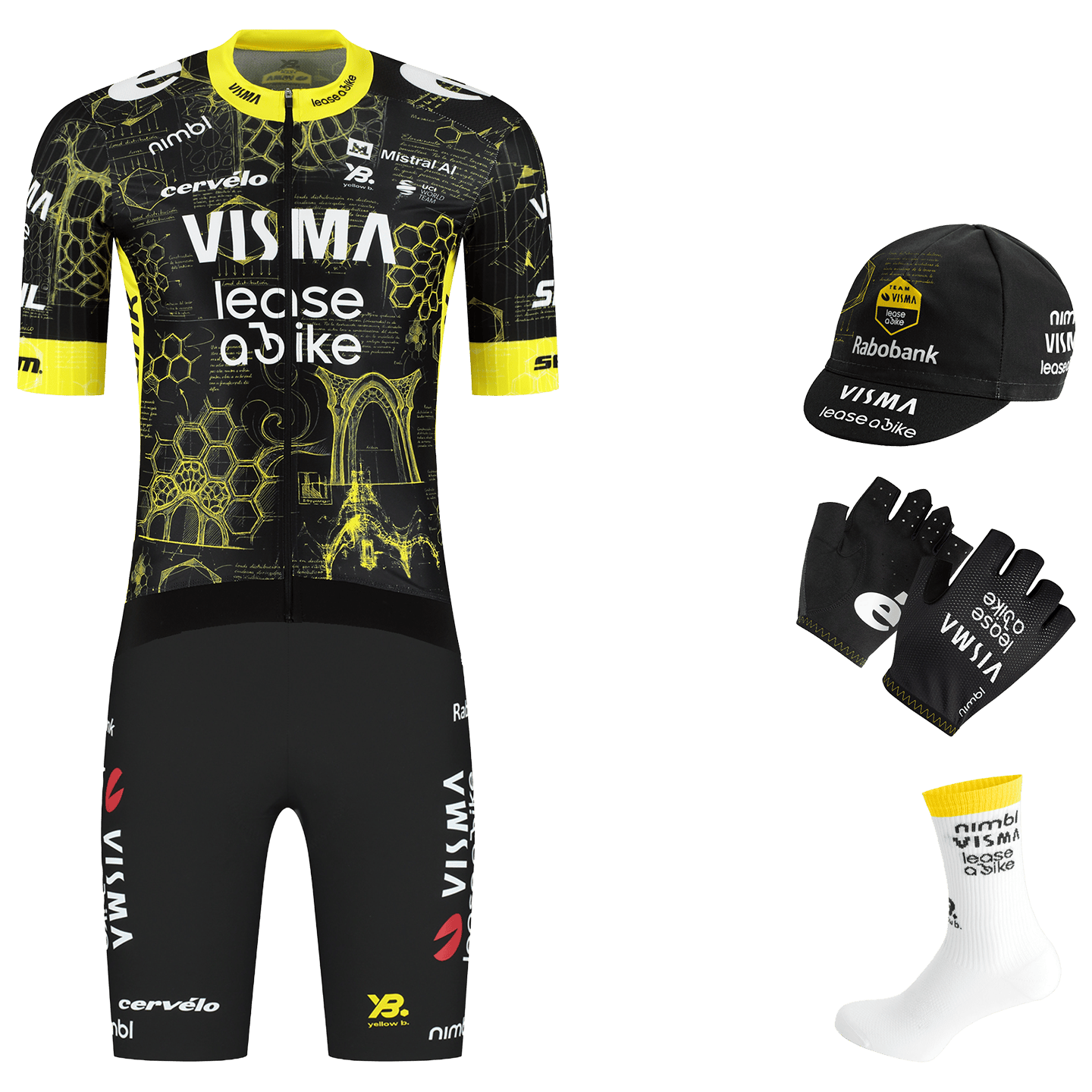 Visma LAB TDF Edition Race Set (Trikot + Hose) 2026