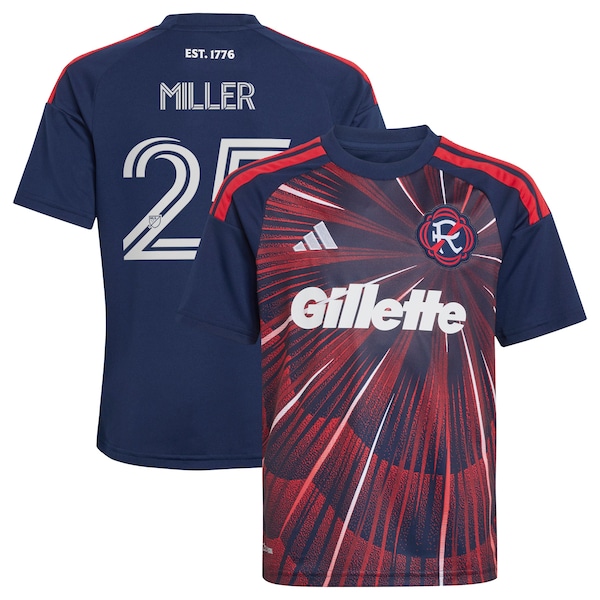 Peyton Miller New England Revolution Adidas Youth 2026 Independence Day Replica Jersey 2026