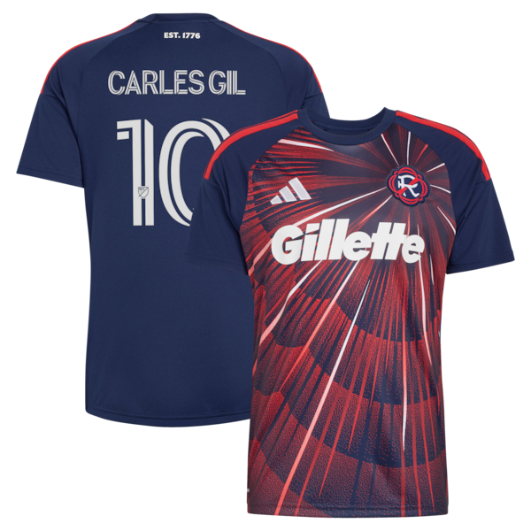 Carles GIL NEW England Revolution Adidas 2026 Independence DAY Replica Jersey Blue 2026