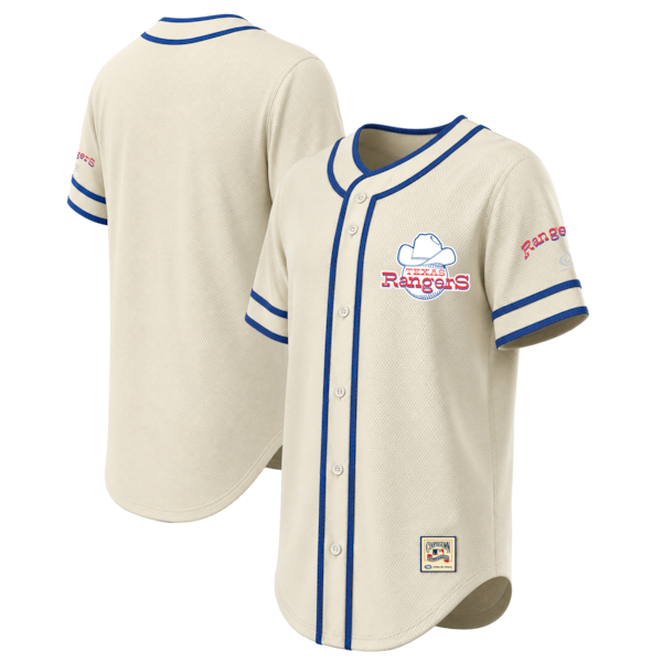 Texas Rangers Stitches Throwback Fashion Jersey Natural 2026/27