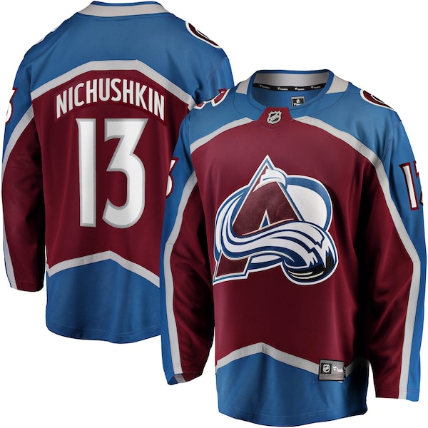 Valeri Nichushkin Colorado Avalanche Fanatics Breakaway Player Jersey Burgundy 2025/26