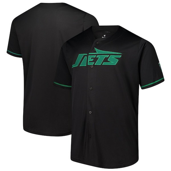 New York Jets Fanatics POP Full Button Jersey Black 2025/26
