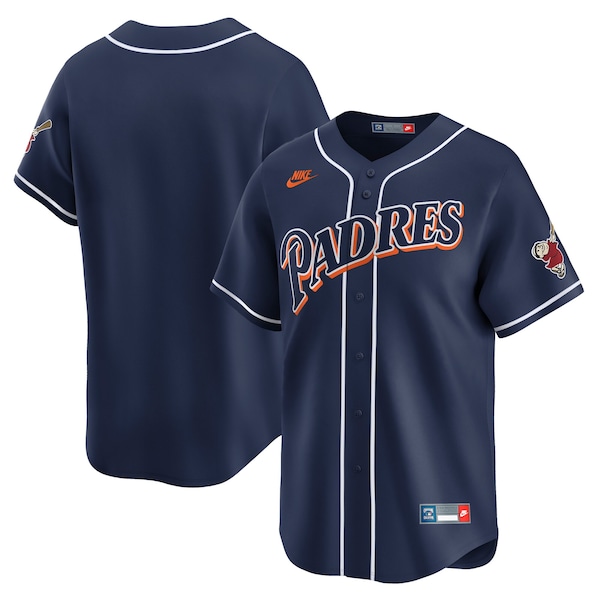 San Diego Padres Nike Cooperstown Collection Limited Jersey Navy 2026/27