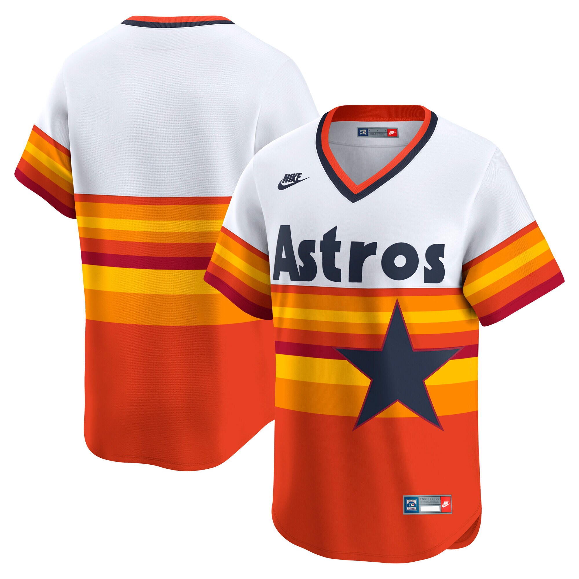 Houston Astros Nike Cooperstown Collection Limited Jersey White 2025/26