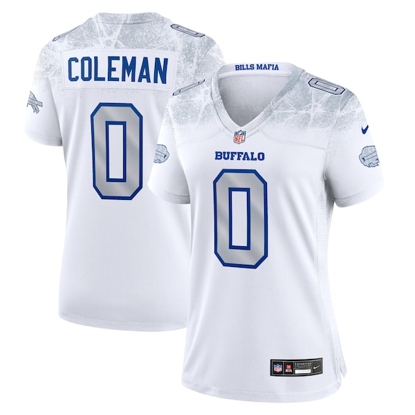 Buffalo Bills Womens Nike Keon Coleman White Buffalo 2025
