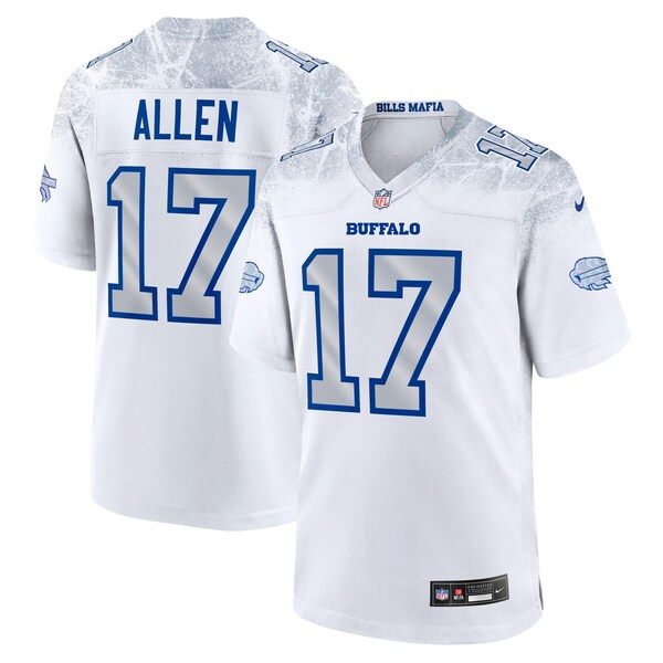 Buffalo Bills Mens Nike Josh Allen White Buffalo 2025