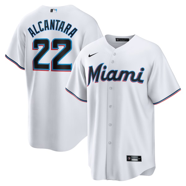 Sandy Alcantara Miami Marlins Nike Replica Player Jersey 2025/26