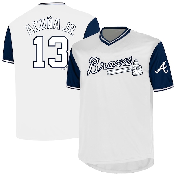 Ronald Acuña Jr Atlanta Braves Profile Big and Tall Name and Number Jersey 2025/26