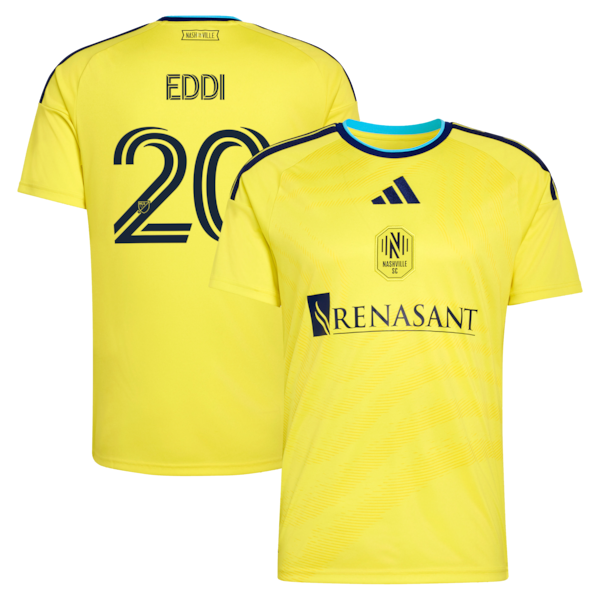 Edvard Tagseth Nashville SC Adidas 2026 the Reverb Kit Replica Jersey 2026