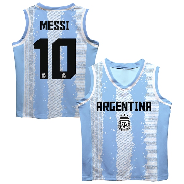 Argentinien Lionel Messi Argentina National Team Vive la Fete Mesh Basketball Jersey Light Blue 2026