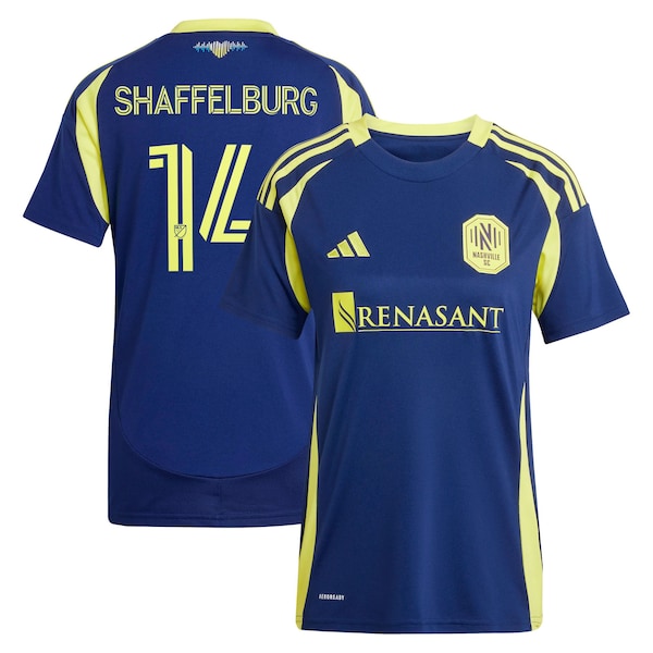 Nashville SC Womens Adidas Jacob Shaffelburg Navy Nashville 2025