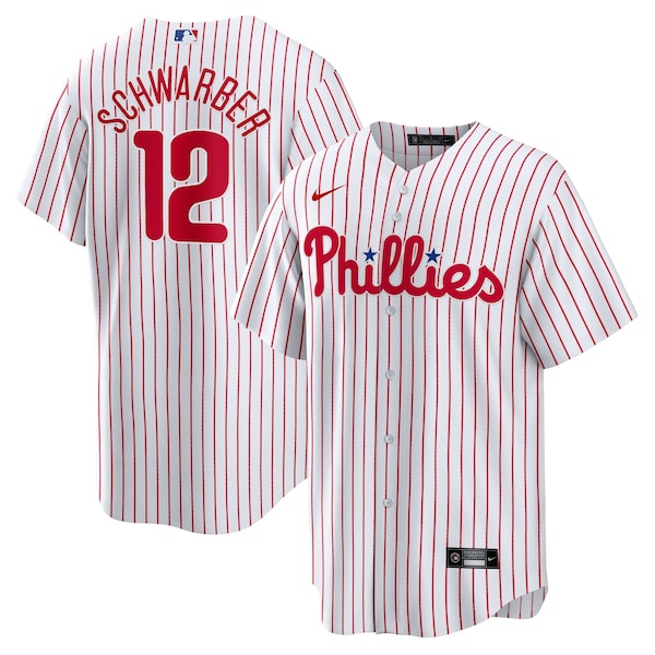 Kyle Schwarber Philadelphia Phillies Nike Replica Player Jersey White 2025/26