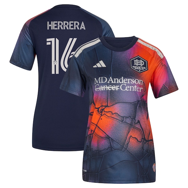 Adidas Hector Herrera Blue Houston Dynamo FC 2026 Mission Control Replica Jersey 2026