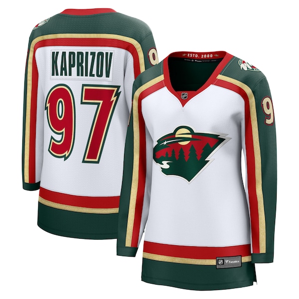 Kirill Kaprizov Minnesota Wild Fanatics 25th Anniversary Breakaway Player Jersey White 2026/27