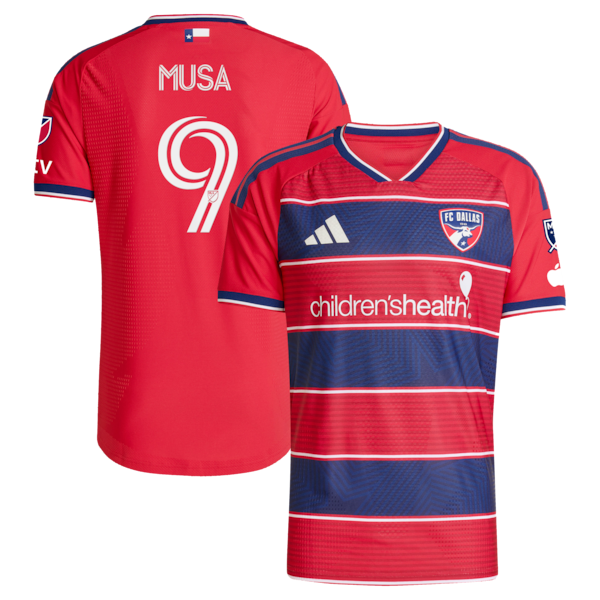 Petar Musa FC Dallas Adidas 2026 DNA Kit On Field Authentic Patch Jersey 2026