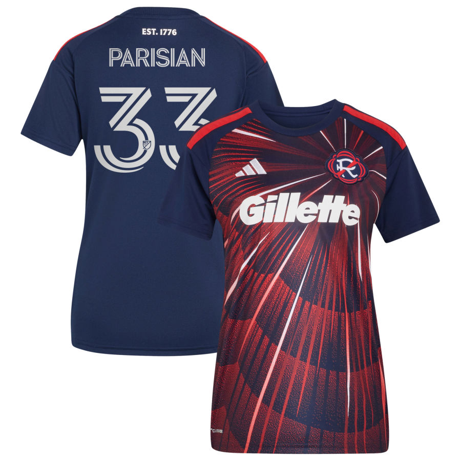 Leonardo Campana NEW England Revolution Adidas Youth 2026 Independence DAY Replica Jersey Blue 2026