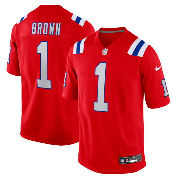 Aj Brown New England Patriots Nike Game Jersey 2025/26