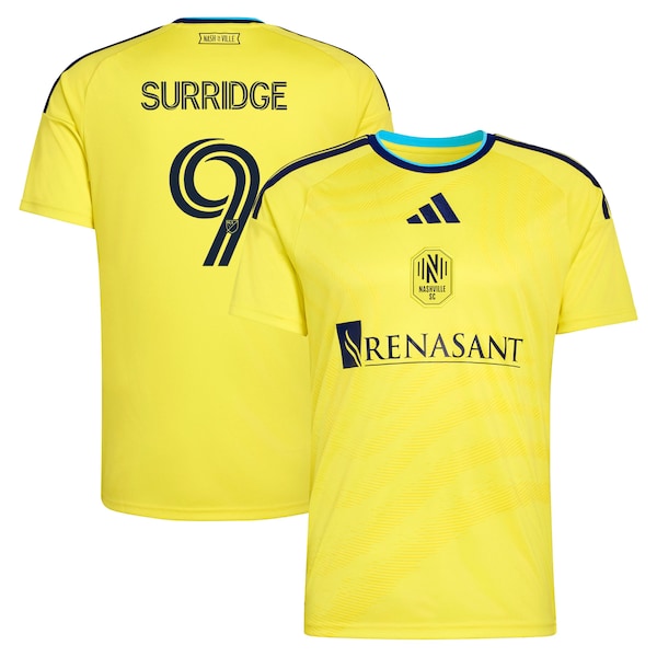 Sam Surridge Nashville SC Adidas 2026 the Reverb Kit Replica Jersey 2026