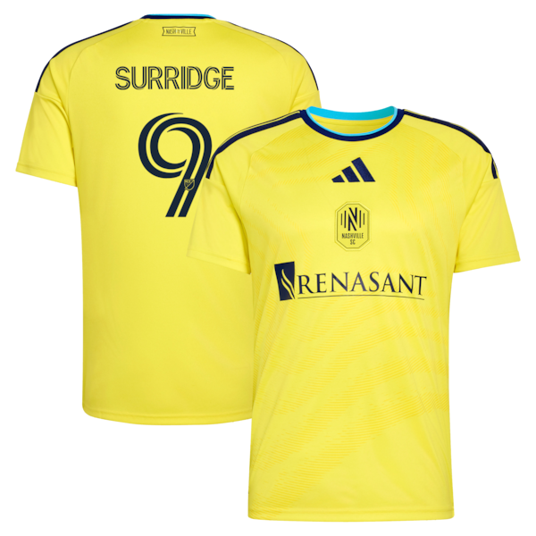 Sam Surridge Nashville SC Adidas 2026 the Reverb Kit Replica Jersey 2026