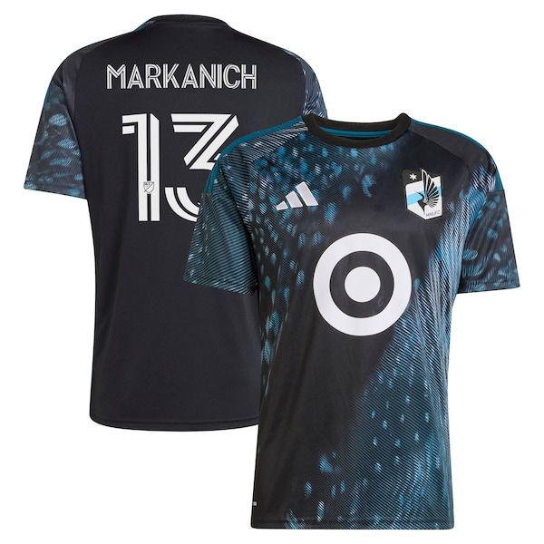 Anthony Markanich Minnesota United FC Adidas 2026 the Decade KIT Replica Jersey Black 2026
