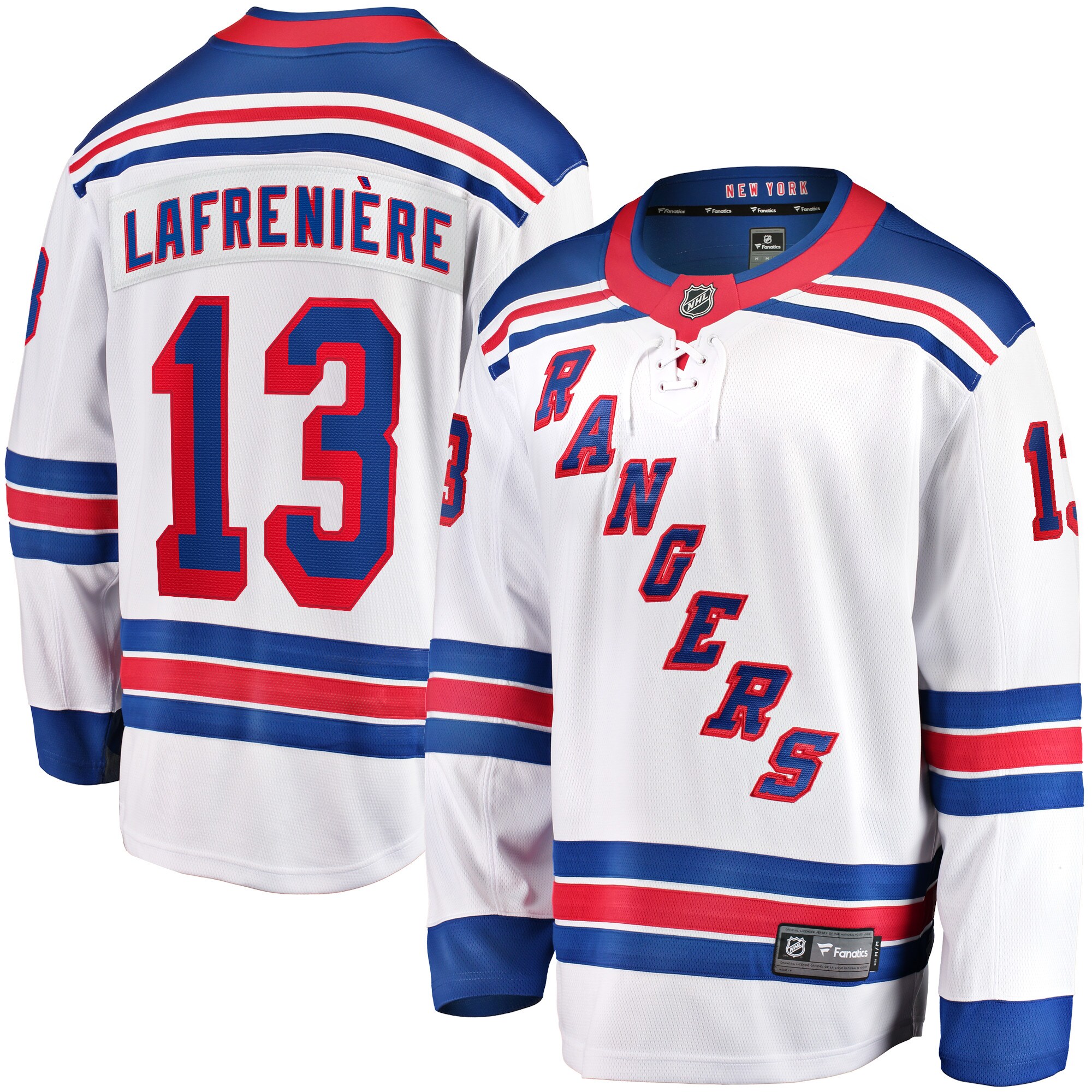 Alexis Lafreniere New York Rangers Fanatics Breakaway Jersey 2025/26