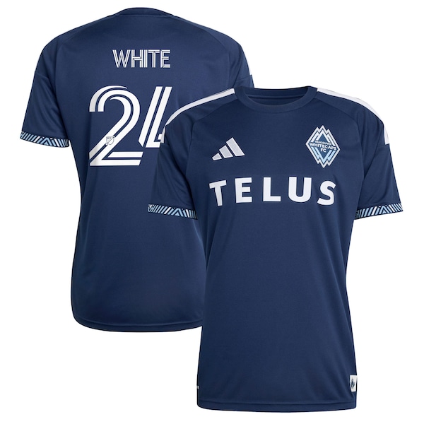 Brian White Vancouver Whitecaps FC Adidas 2026 the Coastal Jersey Replica Jersey 2026