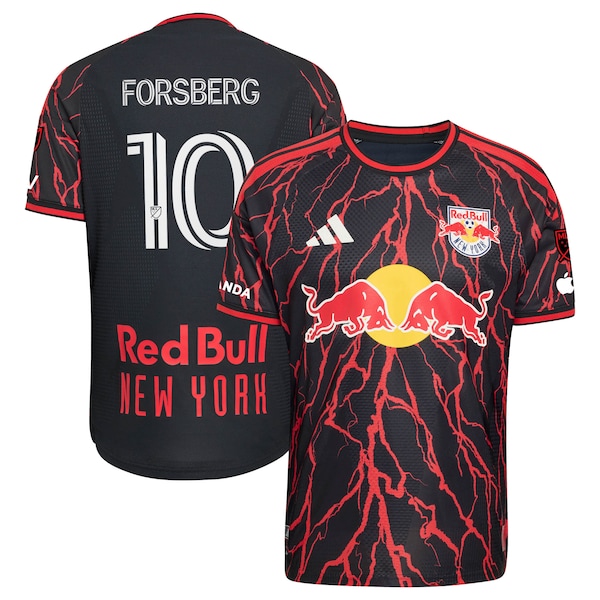 Emil Forsberg New York Red Bulls Adidas 2026 the Rooted Kit On Field Authentic Patch Jersey 2026