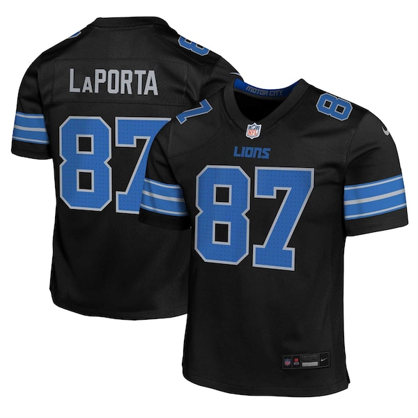SAM Laporta Detroit Lions Nike Game Jersey Black 2025/26